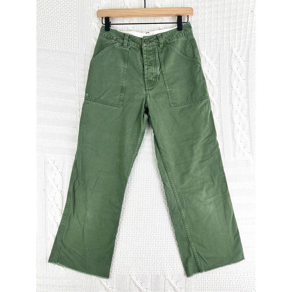 Topo Designs Women's Organic Cotton Straight Leg Utility Chinos size 2 G…